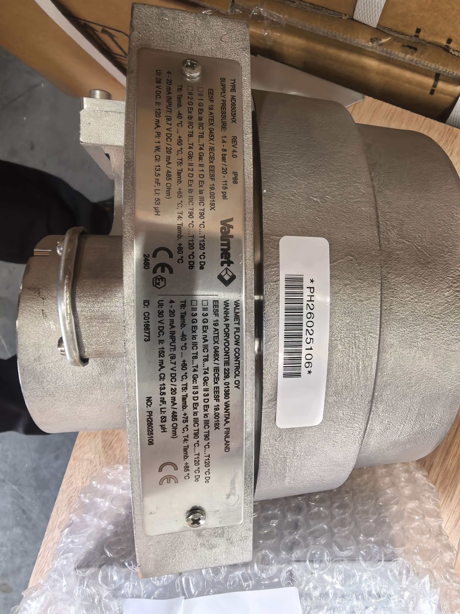 Valmet ND9306HX I09 valve positioner industrial control device high precision automation equipment